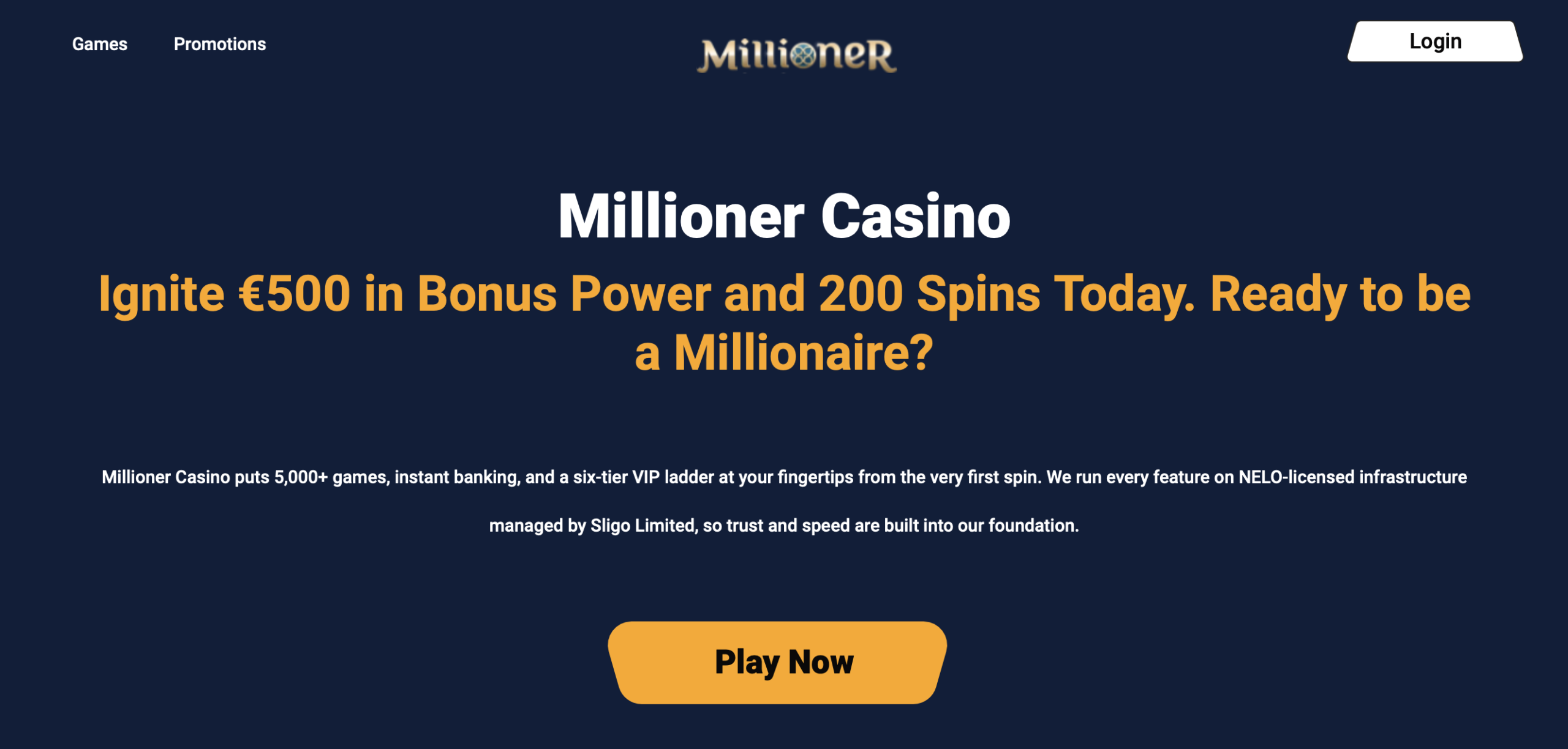 Millioner - Casino Online com 8.000+ Jogos e Interface em Português
