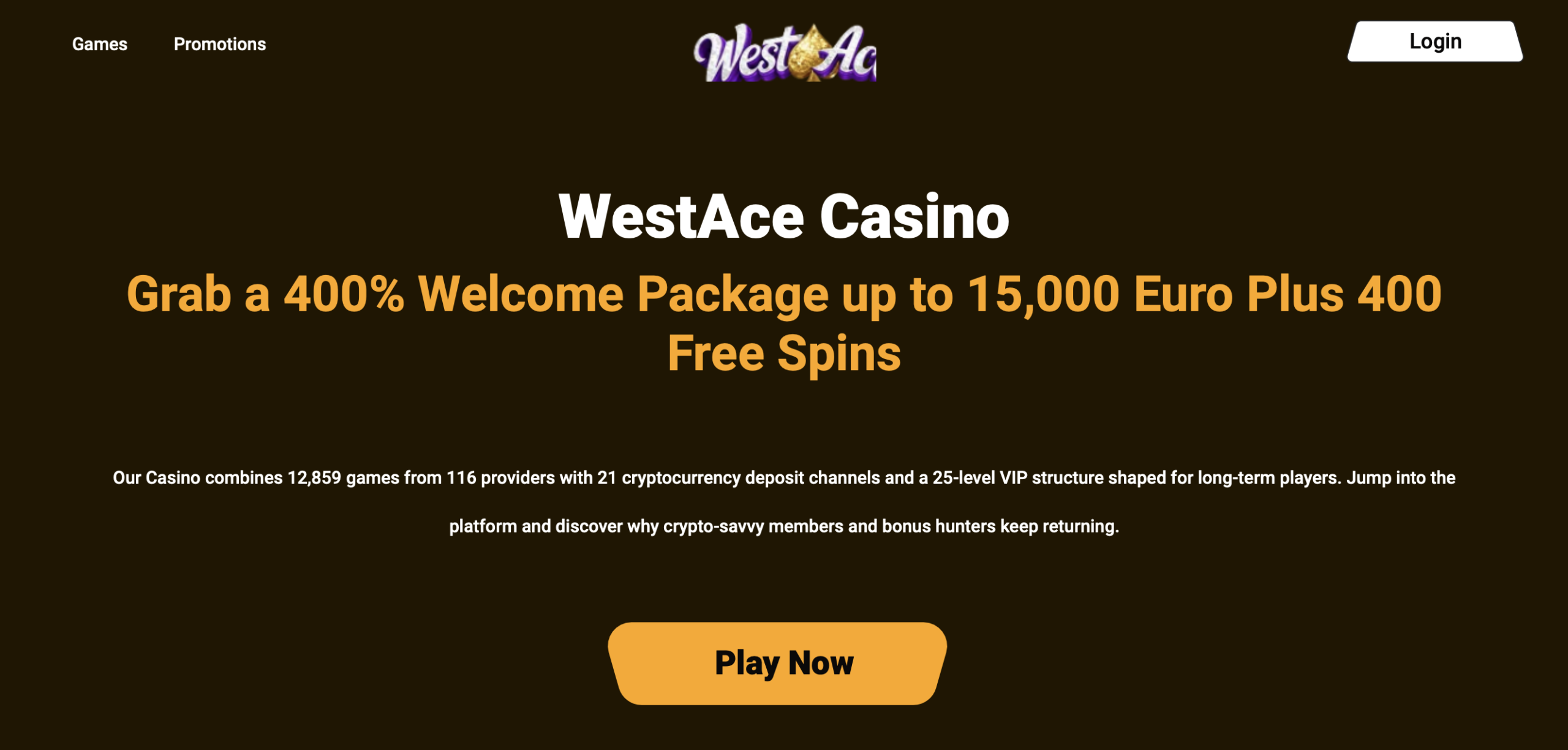 Westace - Casino de Portugal com Bitcoin e Levantamentos Rápidos